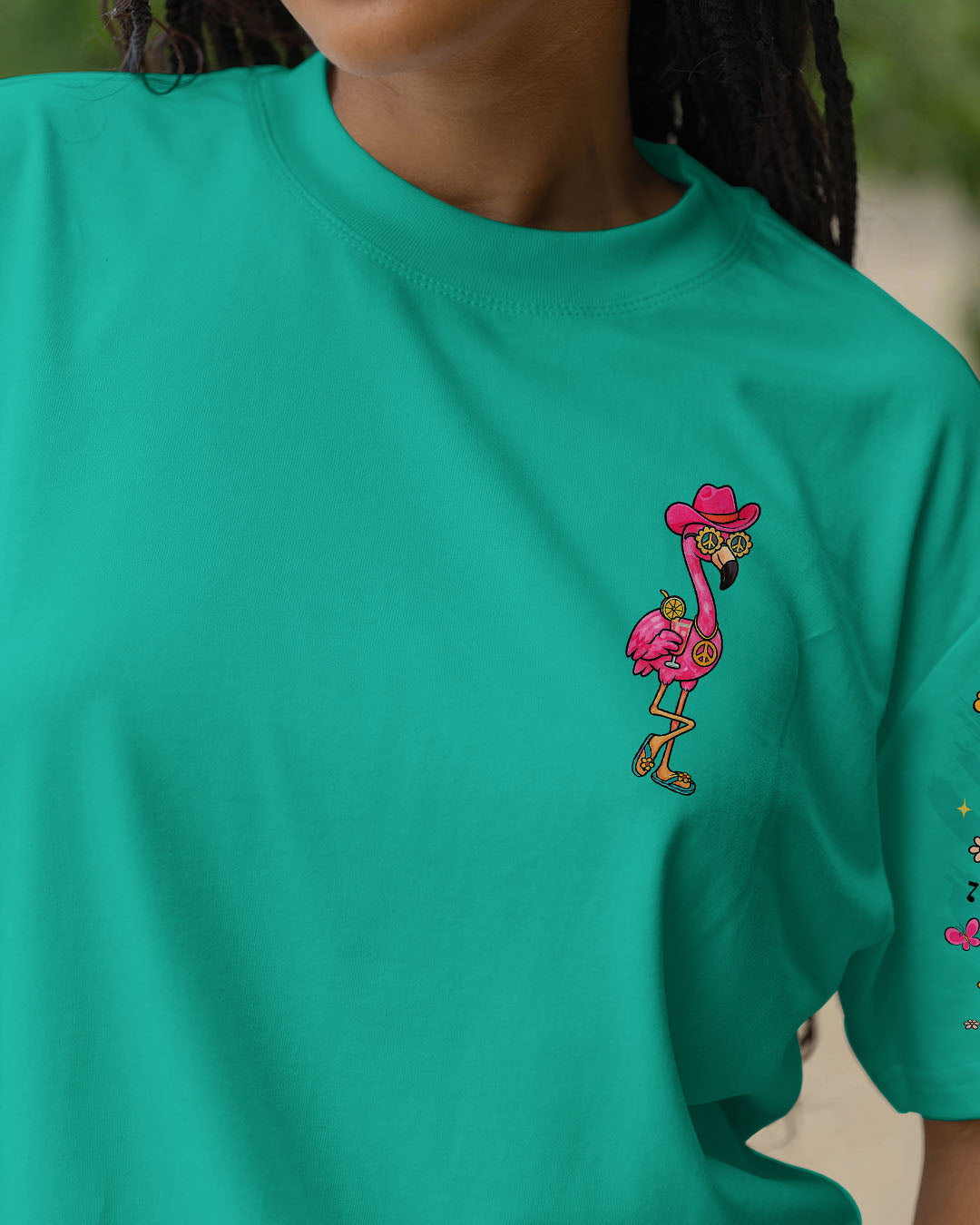 I'M JUST FANCY FLAMINGO ALL OVER PRINT   - TLTR2705251