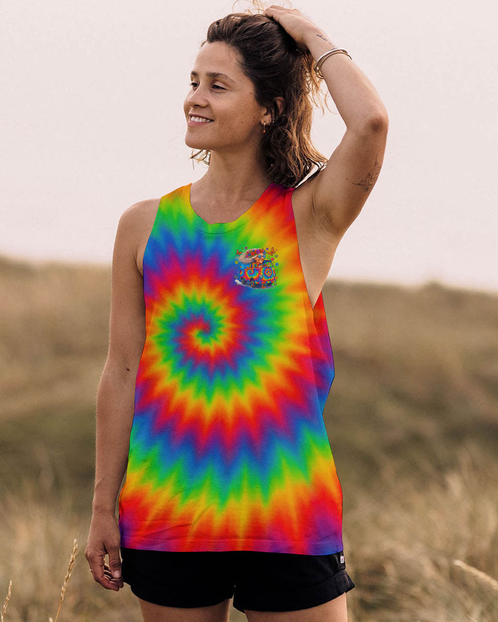 IT'S NOT HOW OLD YOU ARE HIPPIE BUS TIE DYE ALL OVER PRINT - TLTR2706253