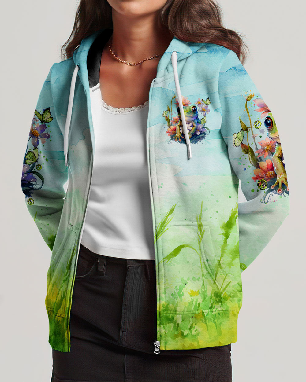 BE YOURSELF FROG ALL OVER PRINT - TLTR2802244