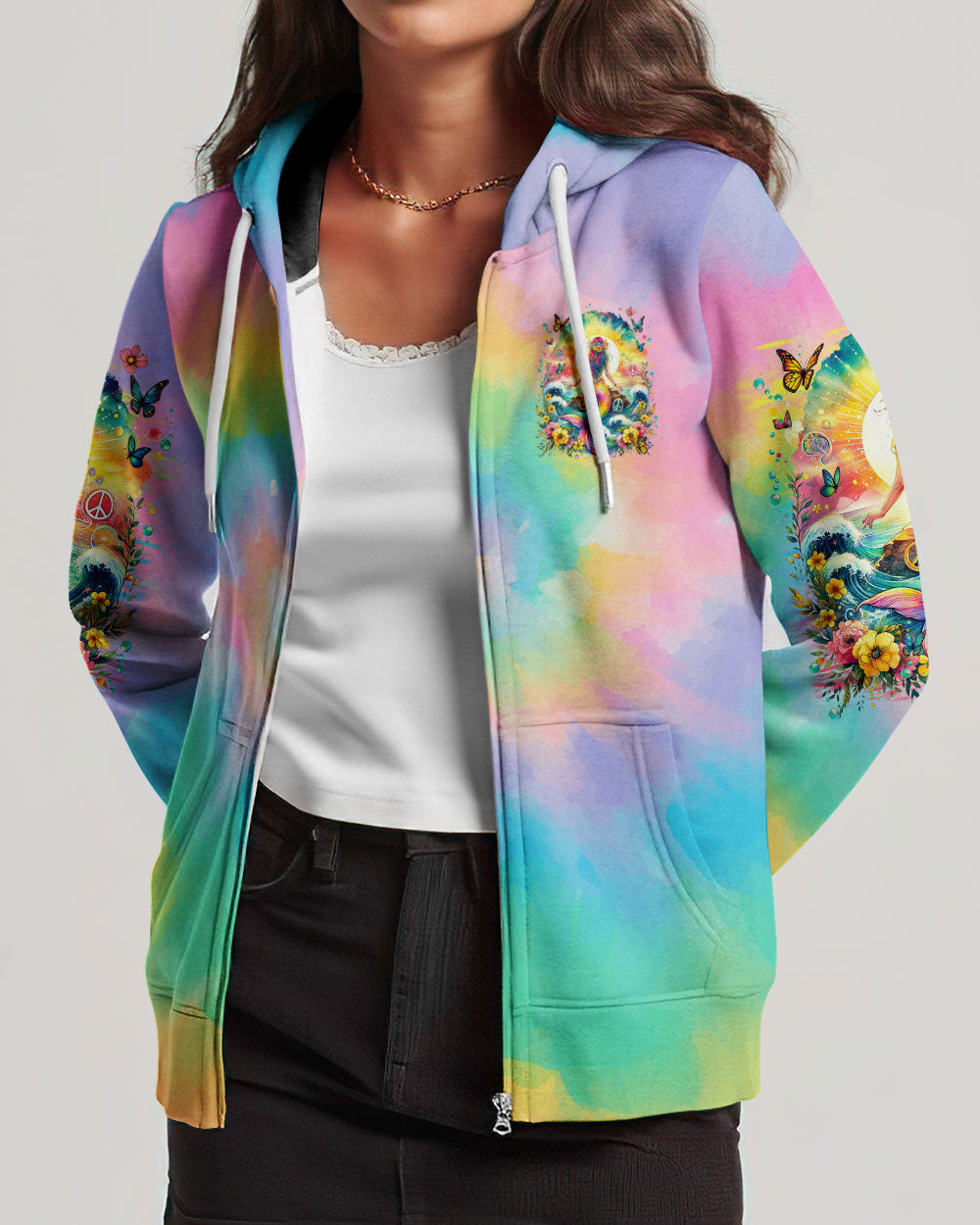 BE YOU THE WORLD WILL ADJUST MERMAID ALL OVER PRINT - TLTR2811233