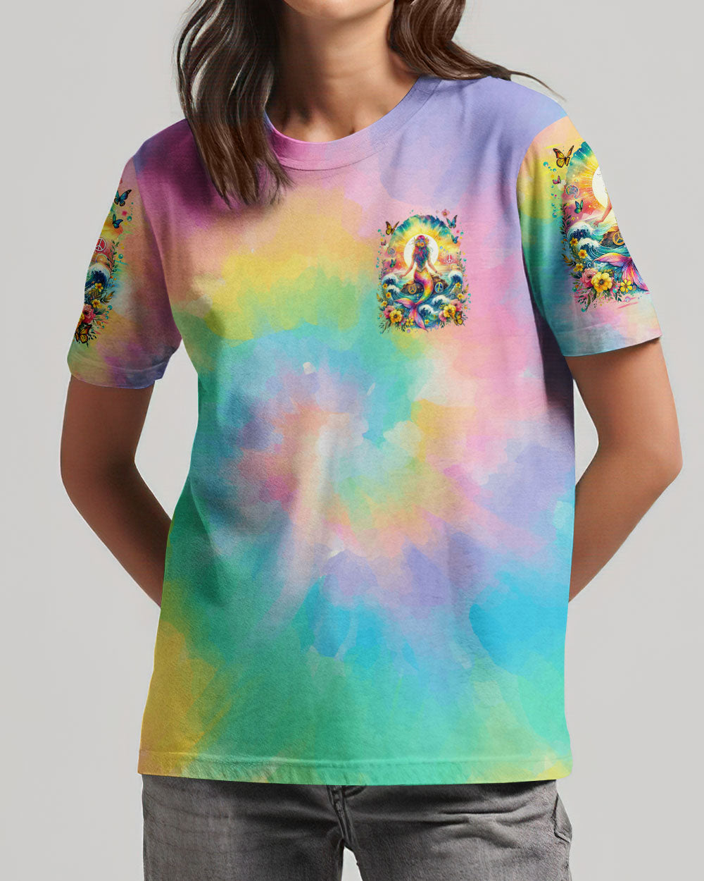 BE YOU THE WORLD WILL ADJUST MERMAID ALL OVER PRINT - TLTR2811233