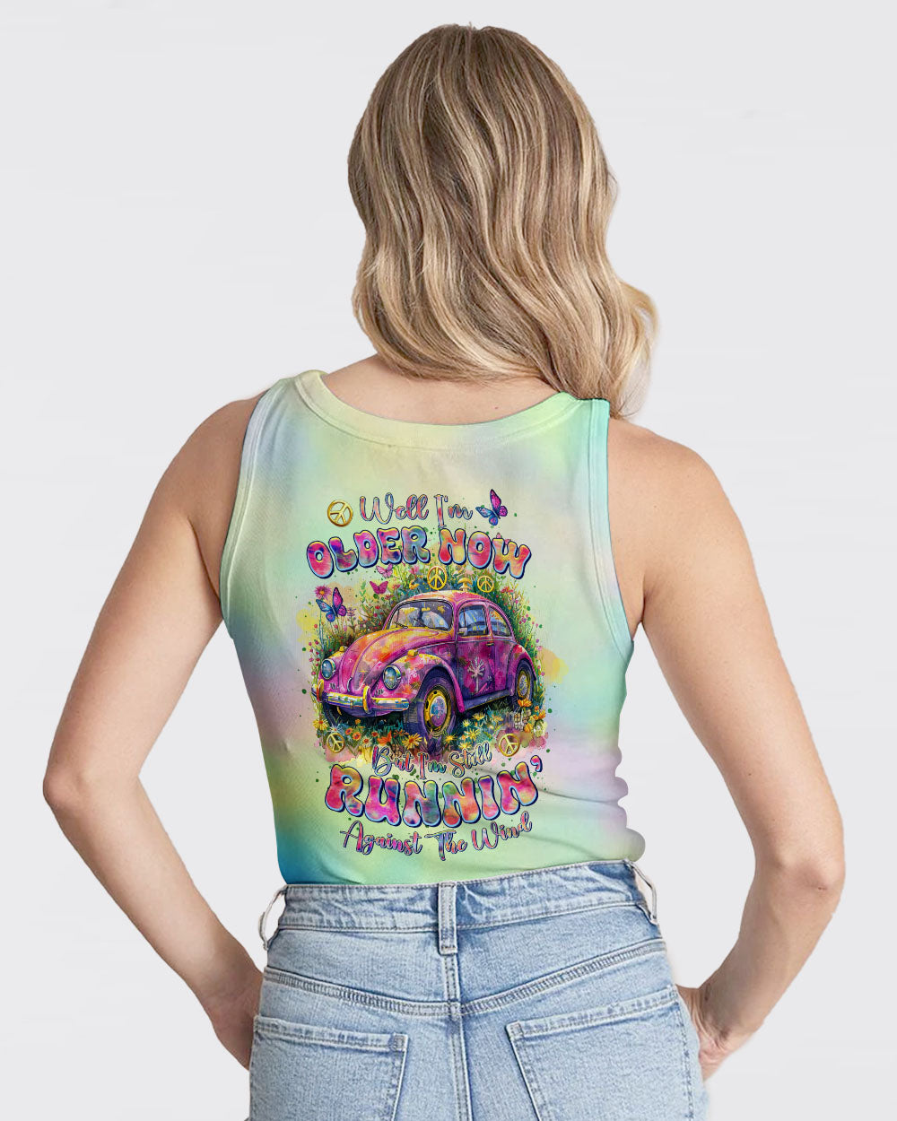 RUNNING AGAINST THE WIND FLORAL CAR ALL OVER PRINT - TLTR2902245