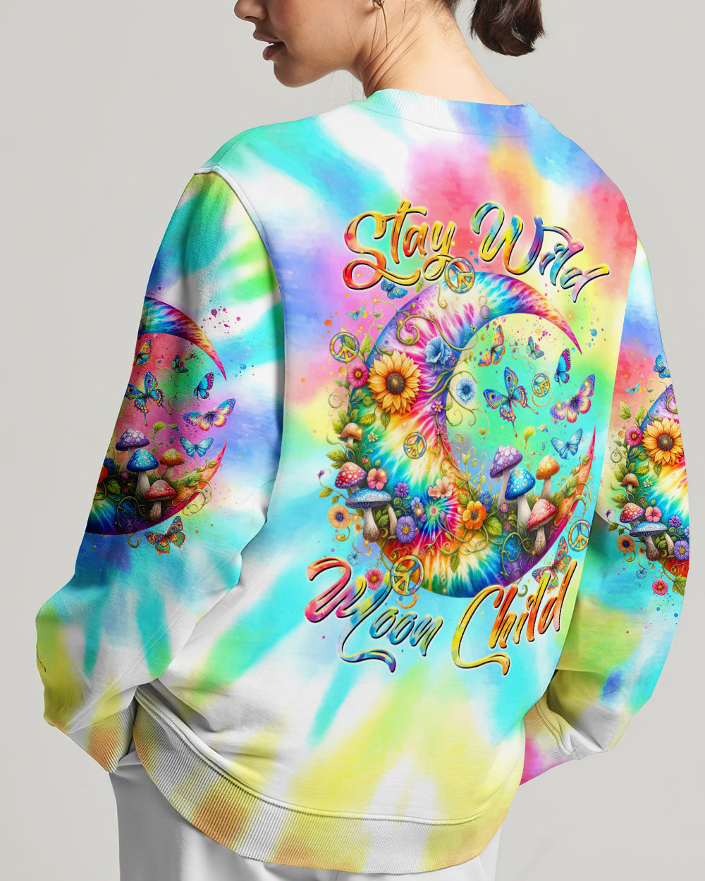 STAY WILD MOON CHILD TIE DYE ALL OVER PRINT - TLTR2911231