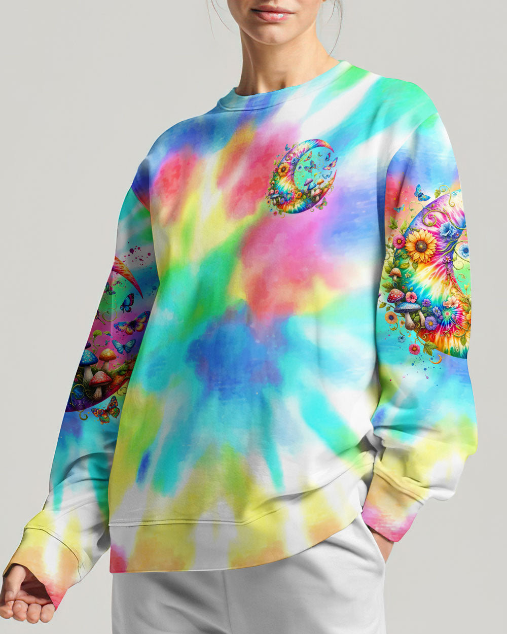 STAY WILD MOON CHILD TIE DYE ALL OVER PRINT - TLTR2911231