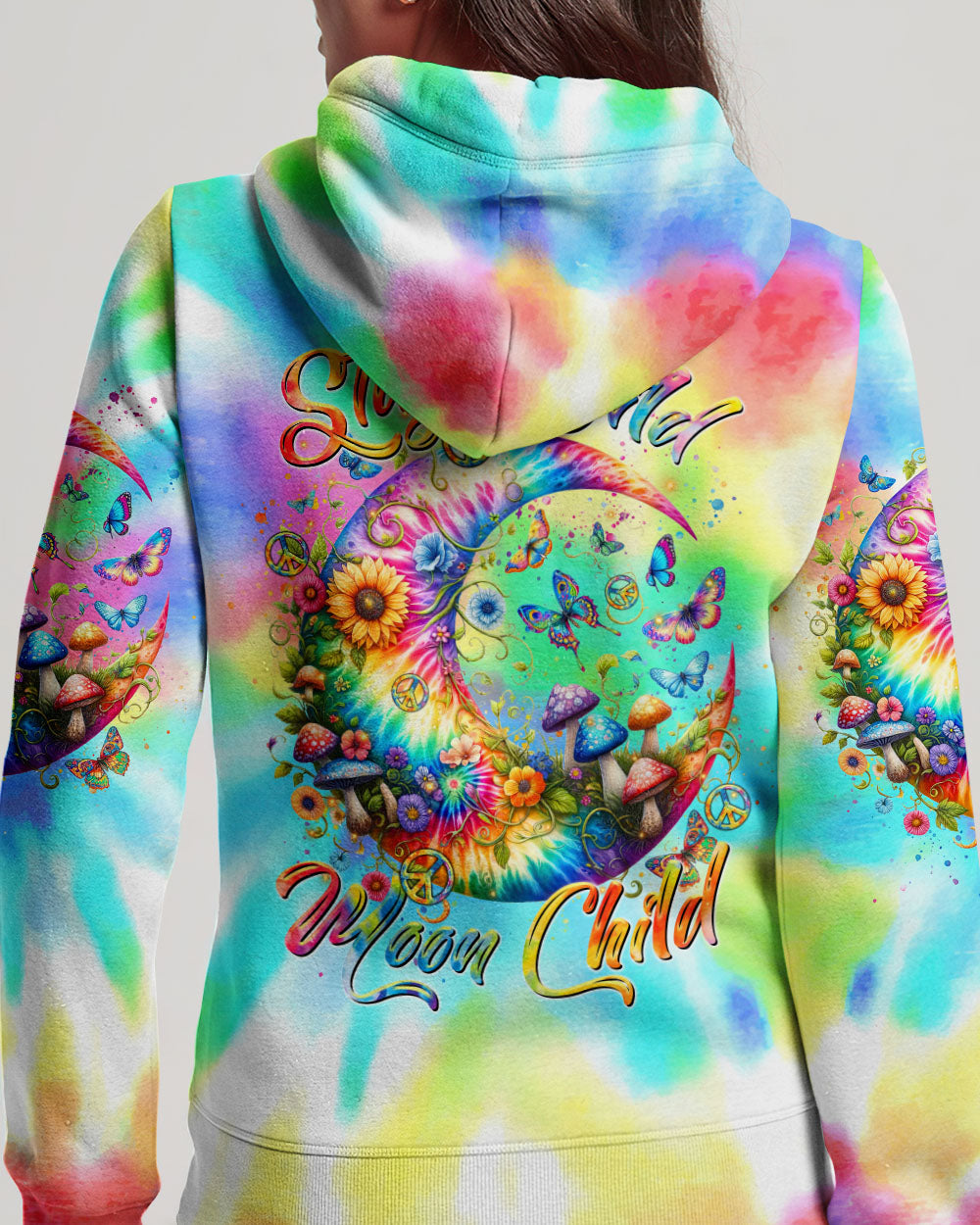 STAY WILD MOON CHILD TIE DYE ALL OVER PRINT - TLTR2911231