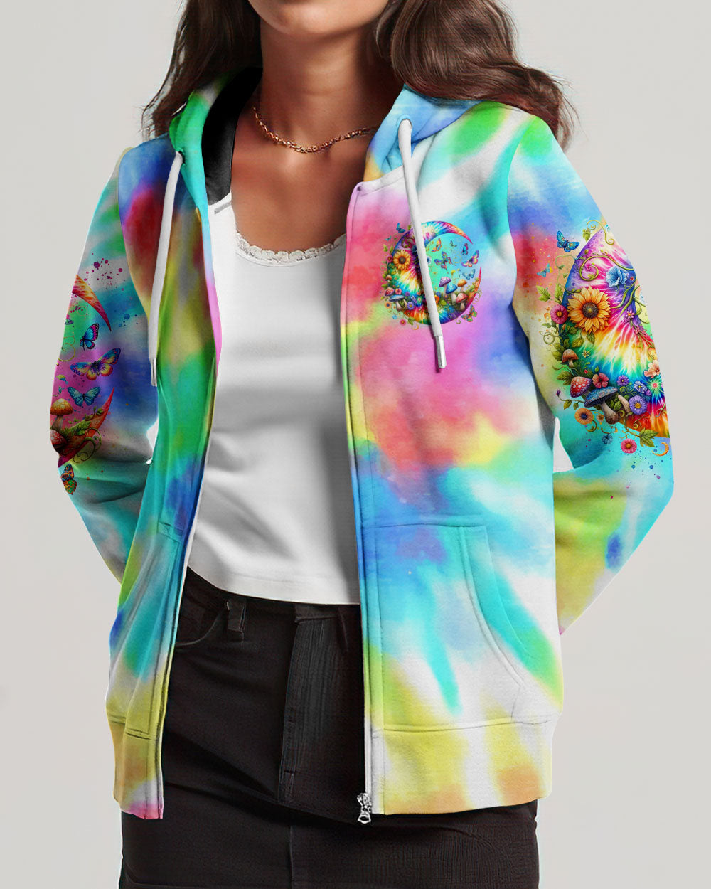 STAY WILD MOON CHILD TIE DYE ALL OVER PRINT - TLTR2911231