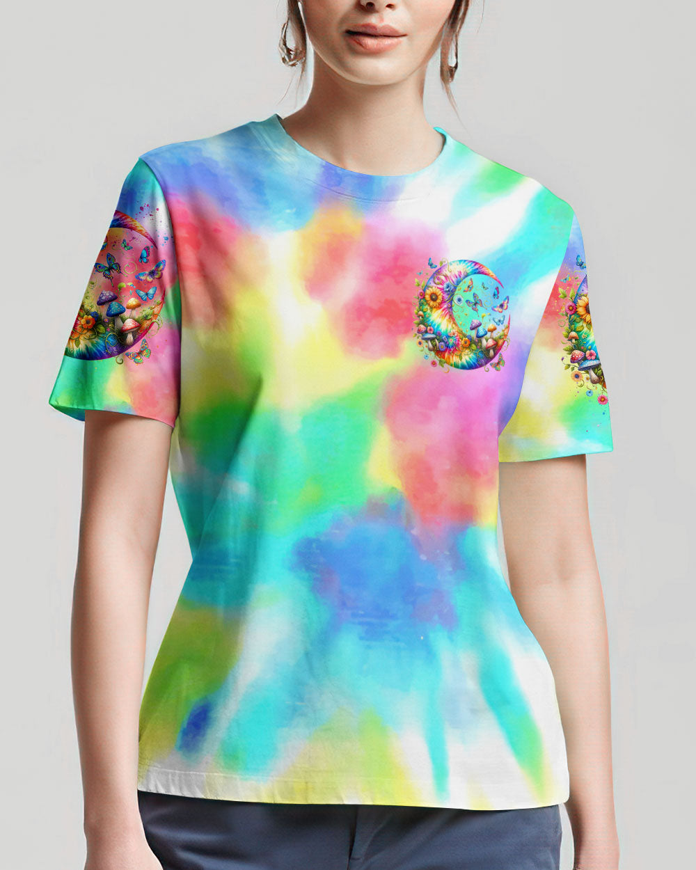 STAY WILD MOON CHILD TIE DYE ALL OVER PRINT - TLTR2911231