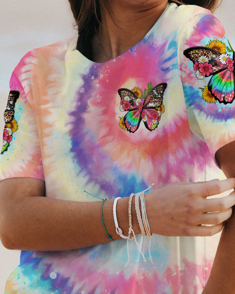 DON'T WORRY BE HIPPIE BUTTERFLY ALL OVER PRINT - TLTR3005232