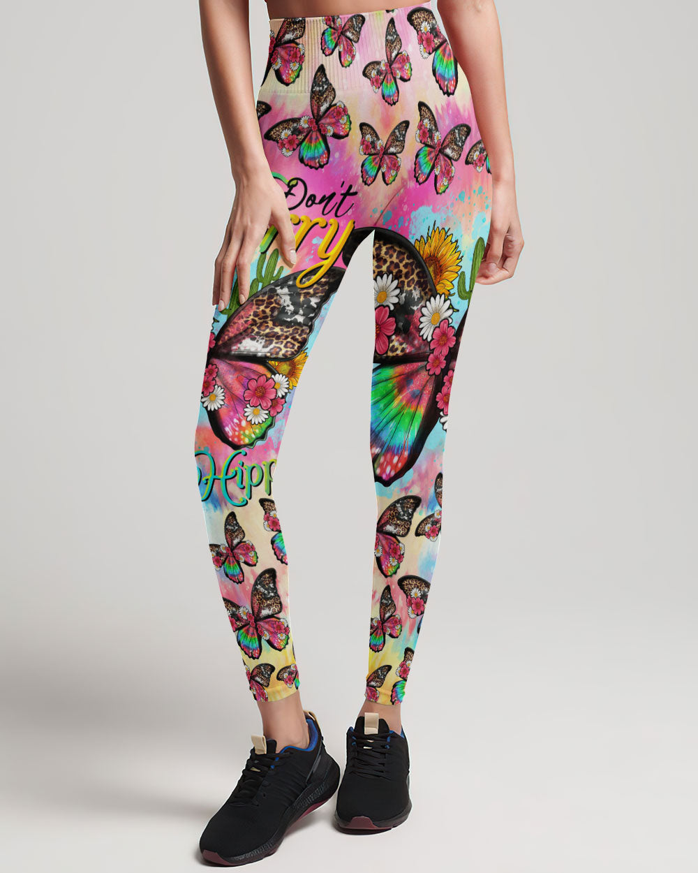 DON'T WORRY BE HIPPIE BUTTERFLY ALL OVER PRINT - TLTR3005232