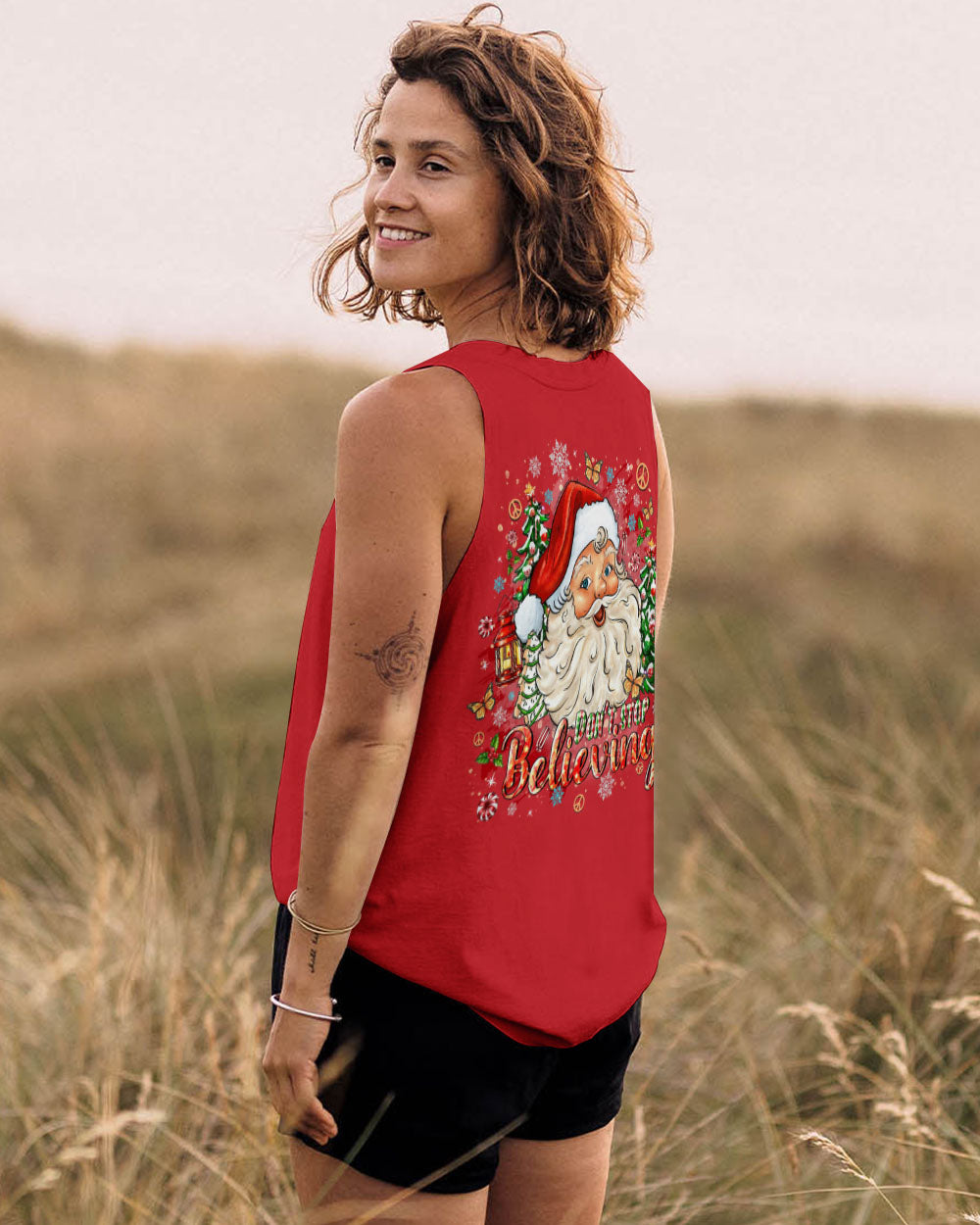 DON'T STOP BELIEVING CHRISTMAS ALL OVER PRINT - TLTR3010242