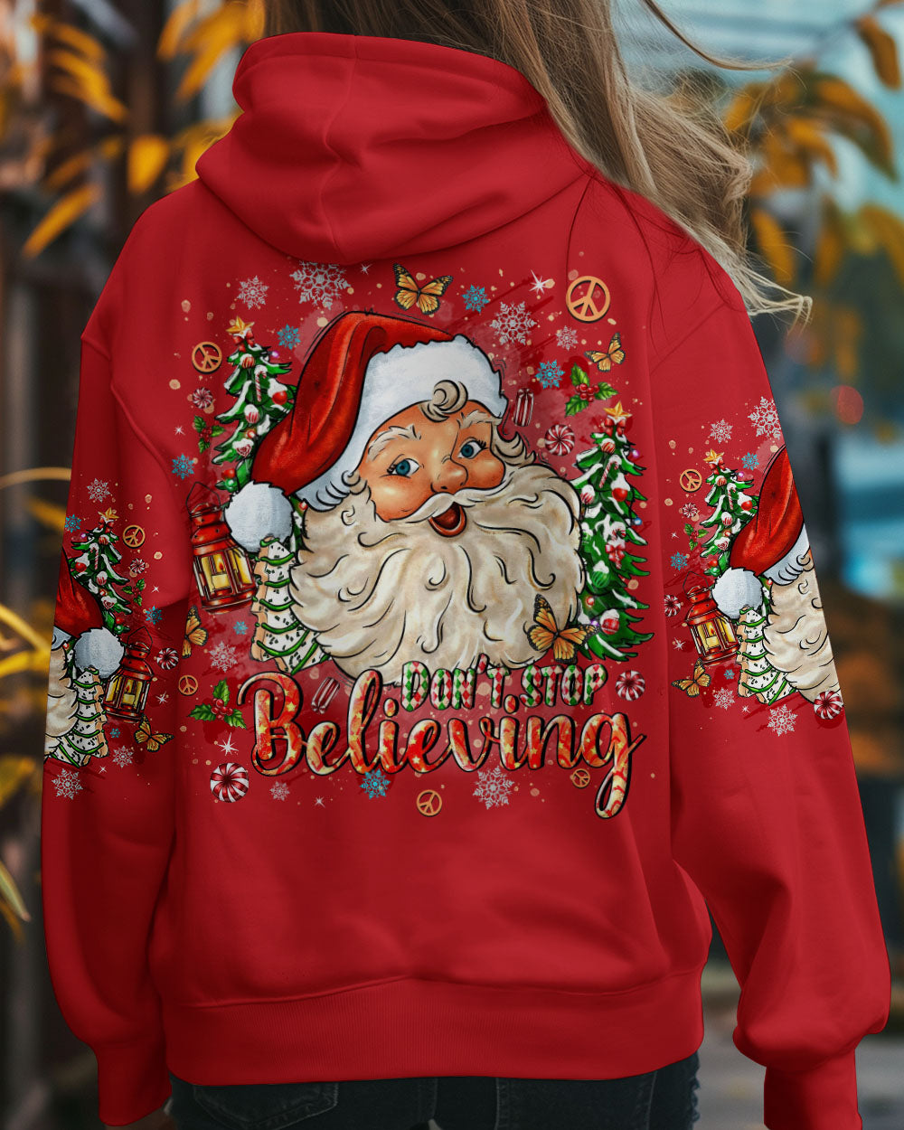 DON'T STOP BELIEVING CHRISTMAS ALL OVER PRINT - TLTR3010242