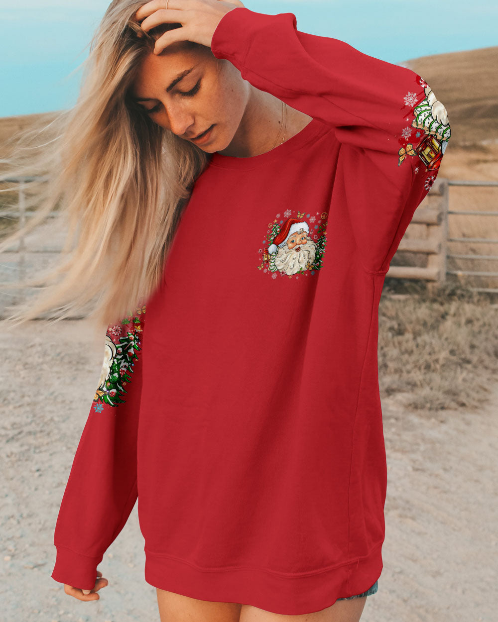 DON'T STOP BELIEVING CHRISTMAS ALL OVER PRINT - TLTR3010242