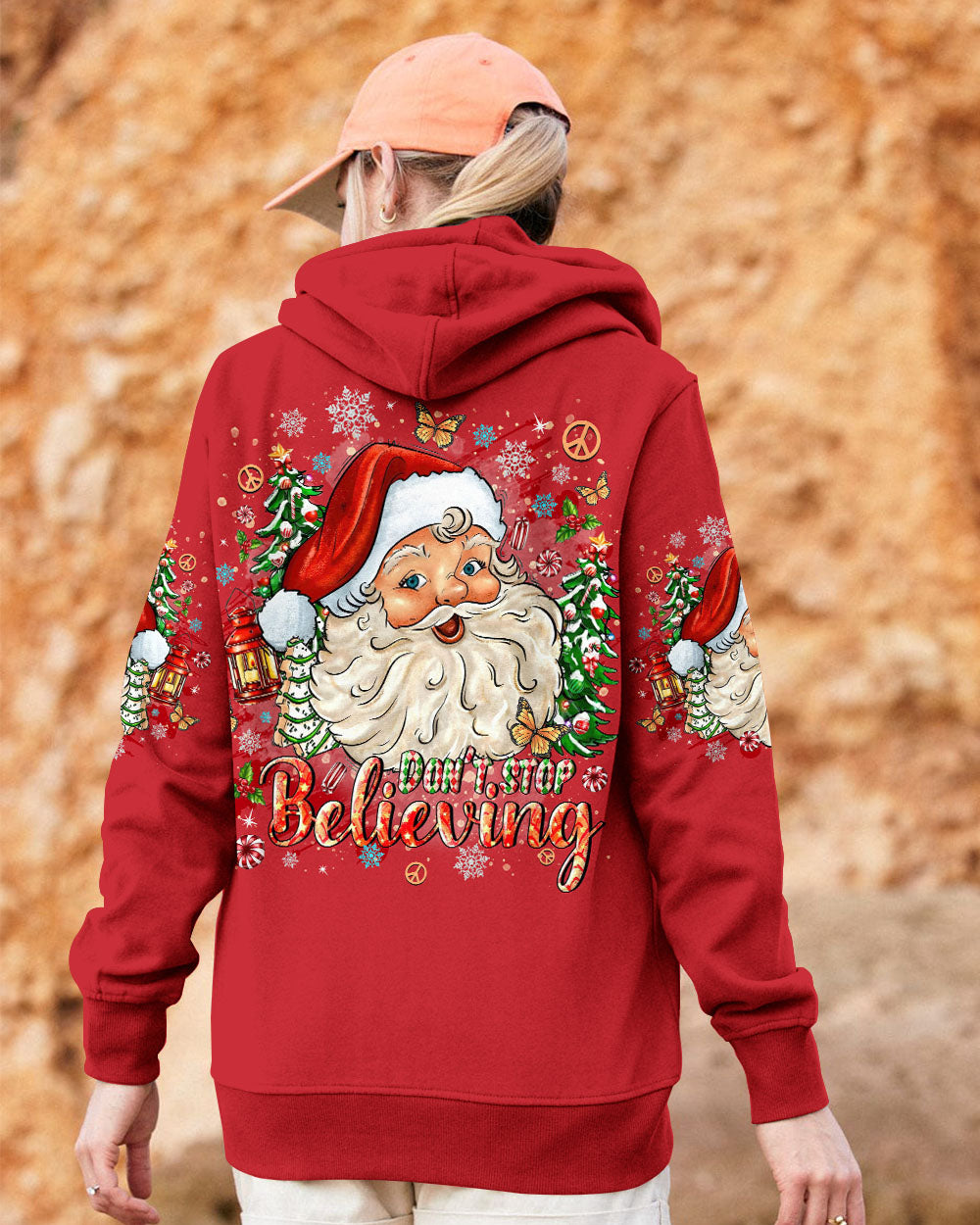 DON'T STOP BELIEVING CHRISTMAS ALL OVER PRINT - TLTR3010242