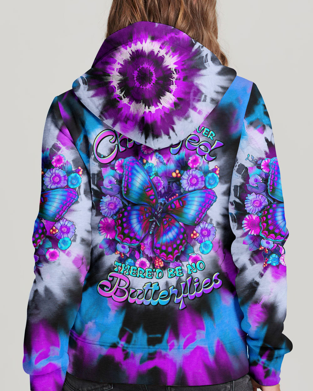 IF NOTHING EVER CHANGED BUTTERFLY ALL OVER PRINT - TLTR3107231