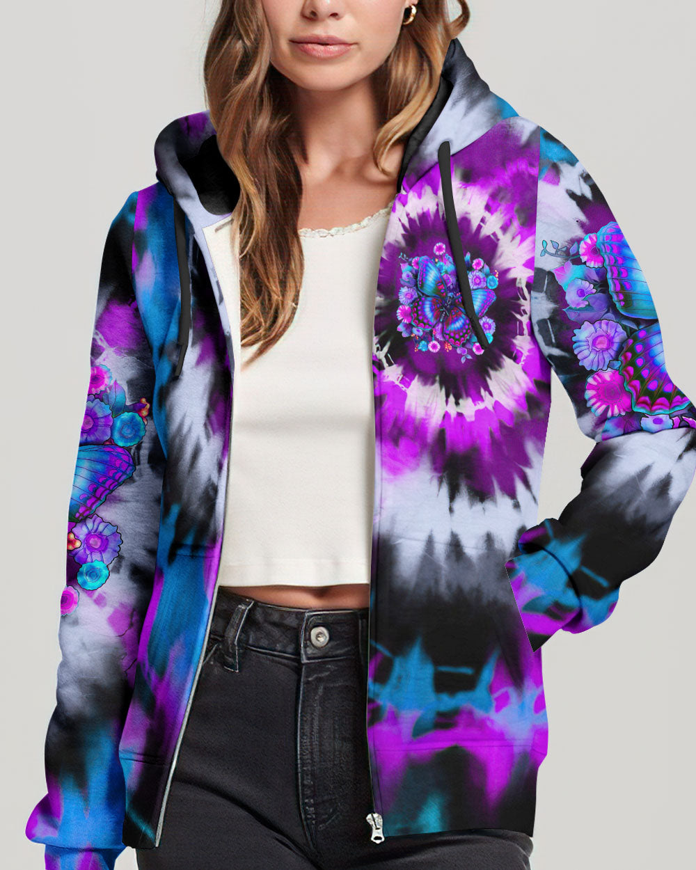 IF NOTHING EVER CHANGED BUTTERFLY ALL OVER PRINT - TLTR3107231