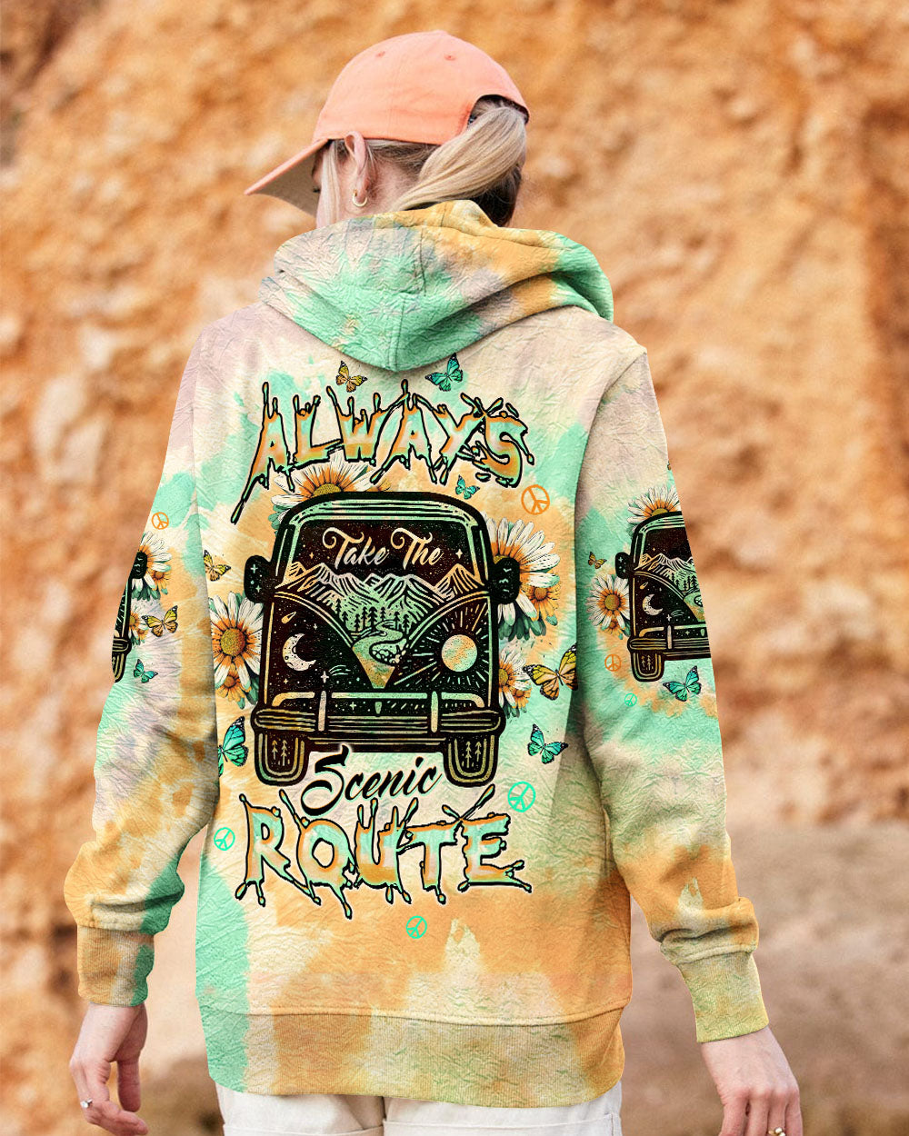 ALWAYS TAKE THE SCENIC ROUTE BUS ALL OVER PRINT - TLTW00503254