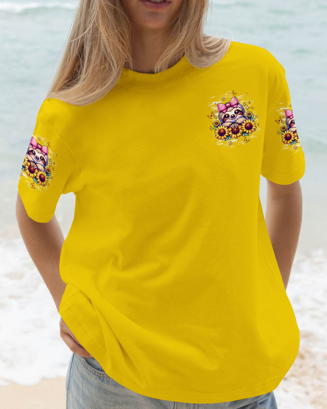 JUST BREATHE SLOTH ALL OVER PRINT - TLTW0111251