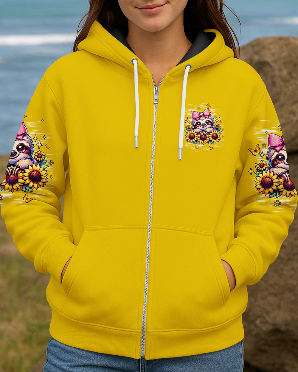 JUST BREATHE SLOTH ALL OVER PRINT - TLTW0111251