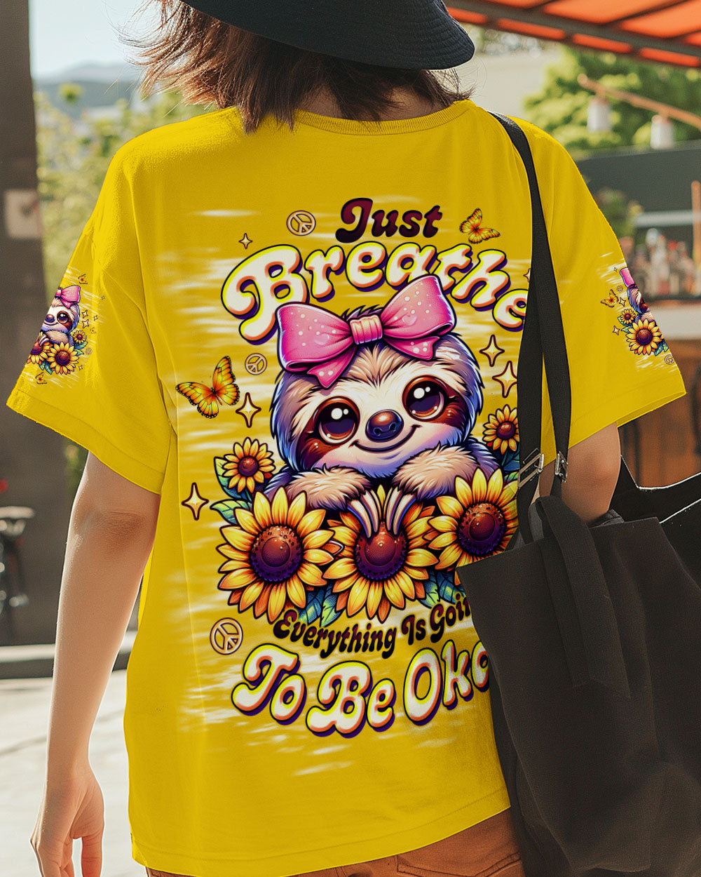 JUST BREATHE SLOTH ALL OVER PRINT - TLTW0111251
