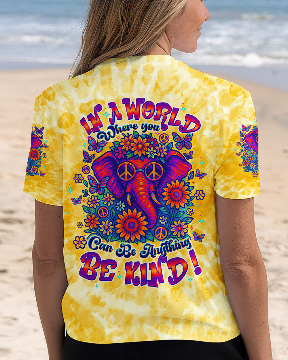 BE KIND ELEPHANT ALL OVER PRINT - TLTW0206254