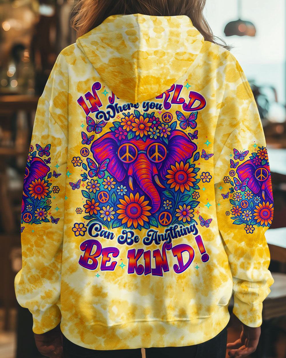 BE KIND ELEPHANT ALL OVER PRINT - TLTW0206254