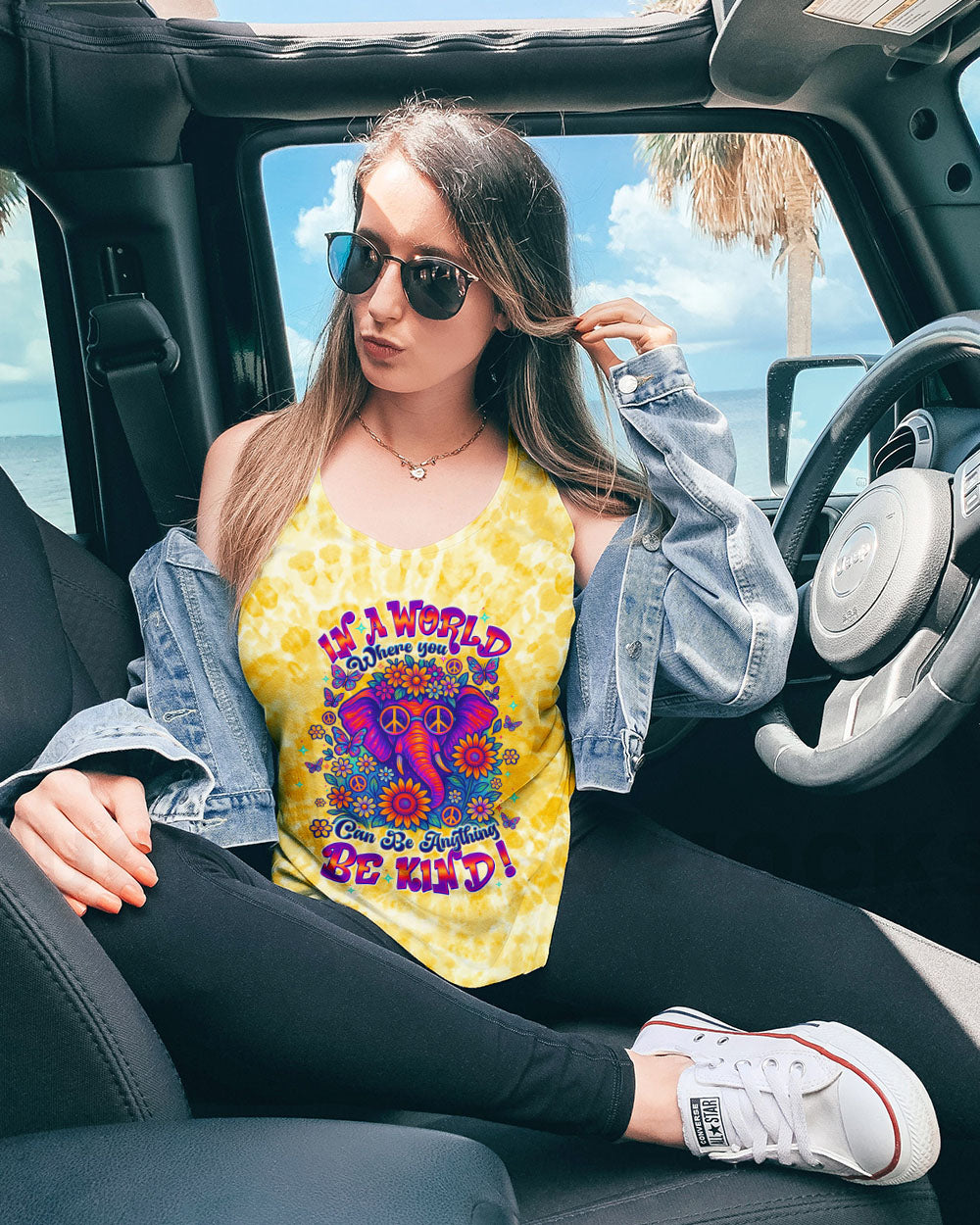 BE KIND ELEPHANT ALL OVER PRINT - TLTW0206254