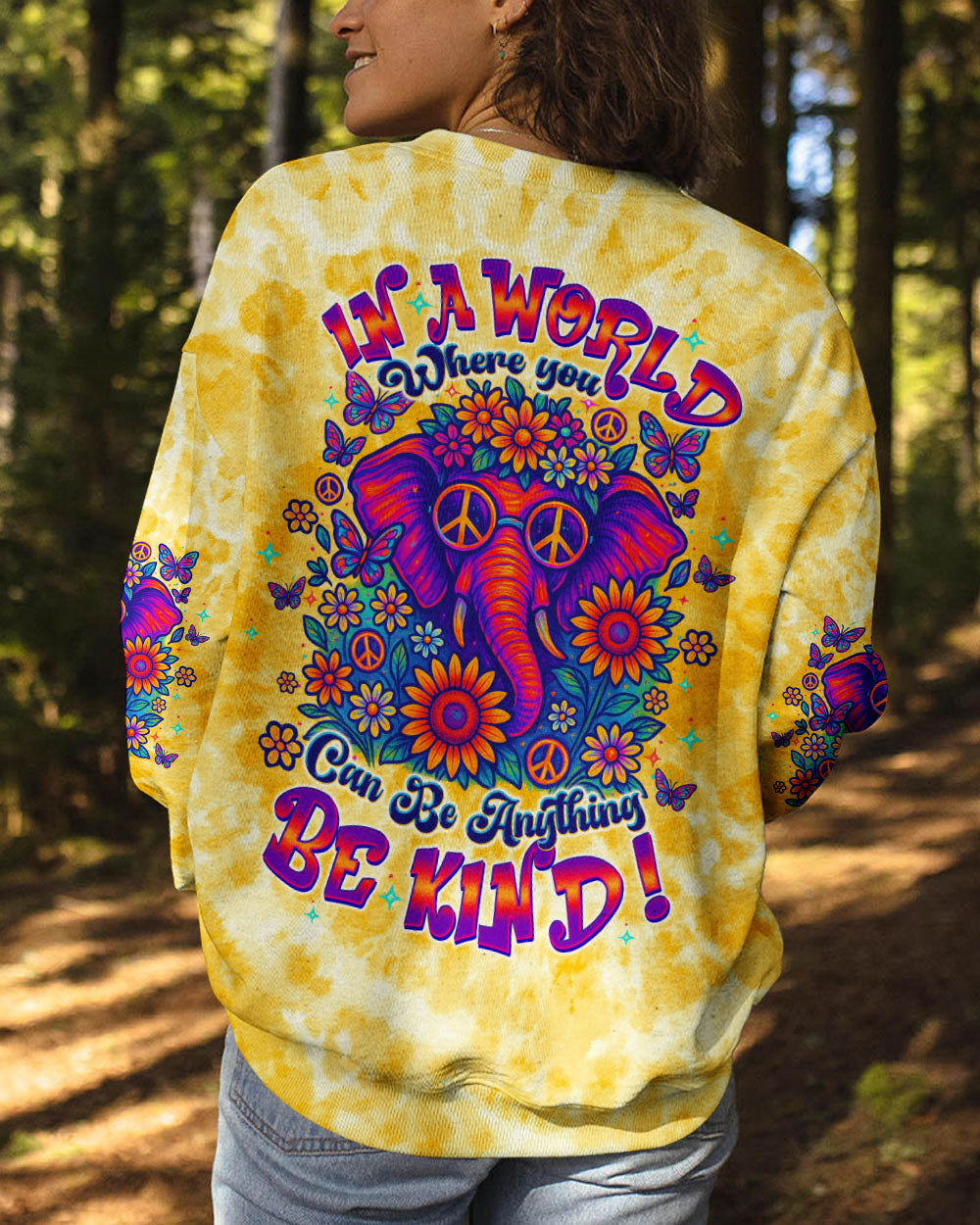 BE KIND ELEPHANT ALL OVER PRINT - TLTW0206254