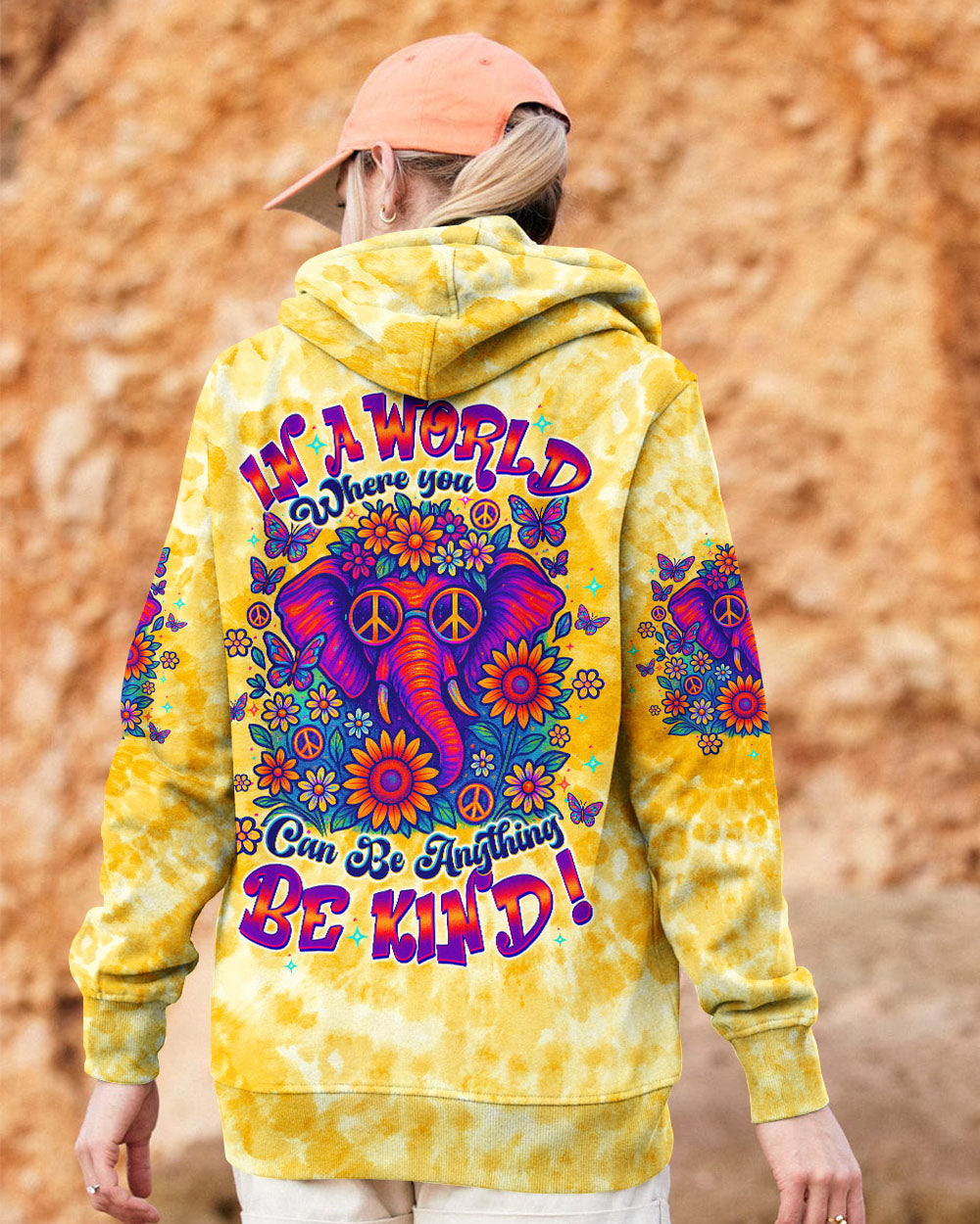 BE KIND ELEPHANT ALL OVER PRINT - TLTW0206254