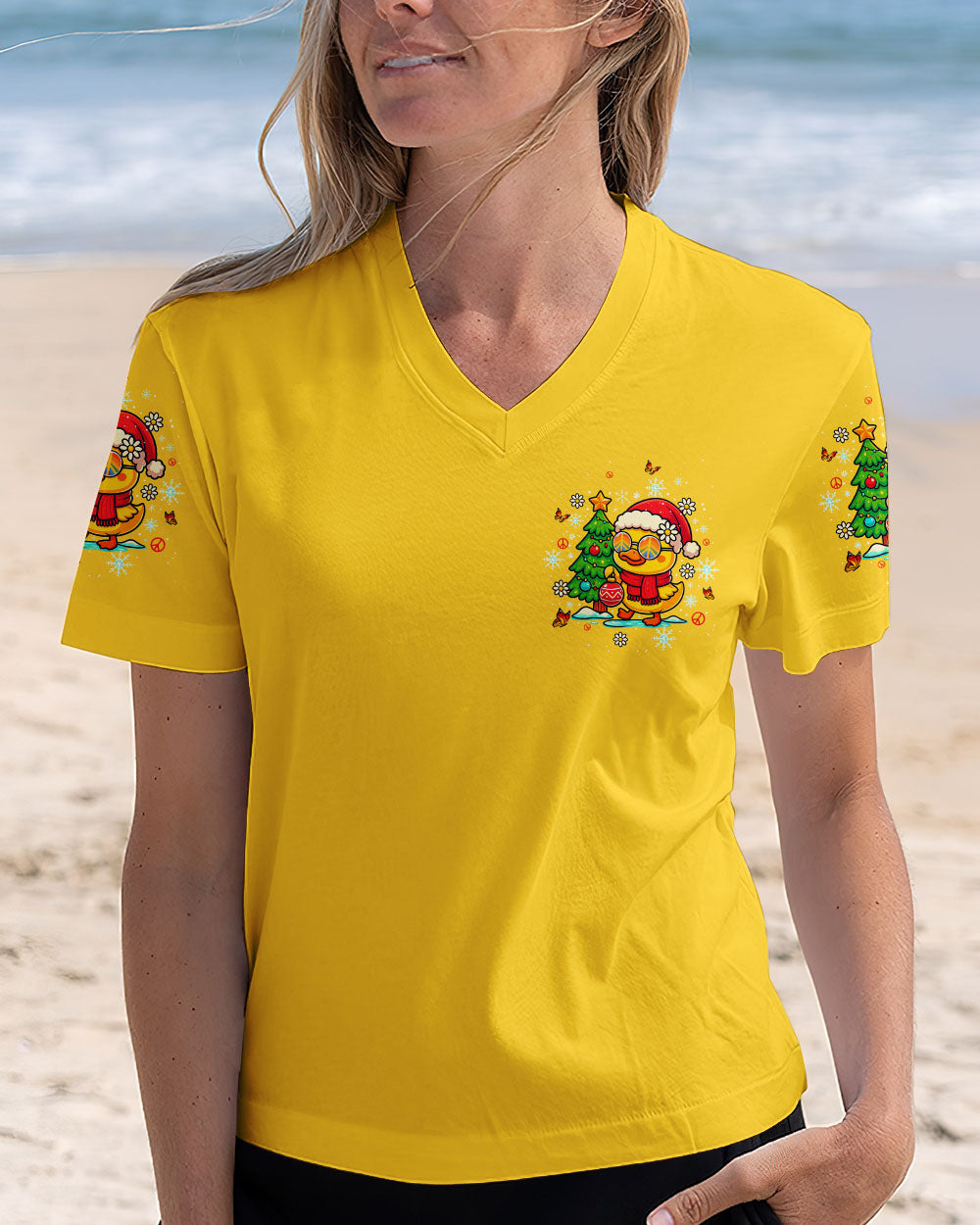 DON'T STOP BELIEVING DUCK CHRISTMAS ALL OVER PRINT - TLTW0210254