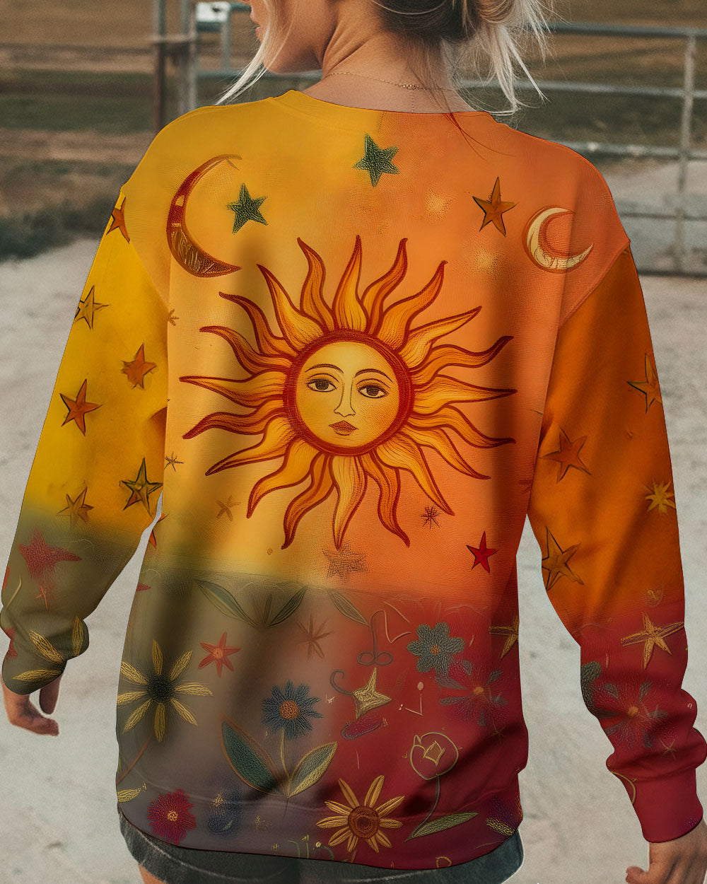 BOHO SUN AND MOON GARDEN ALL OVER PRINT - TLTW0212253