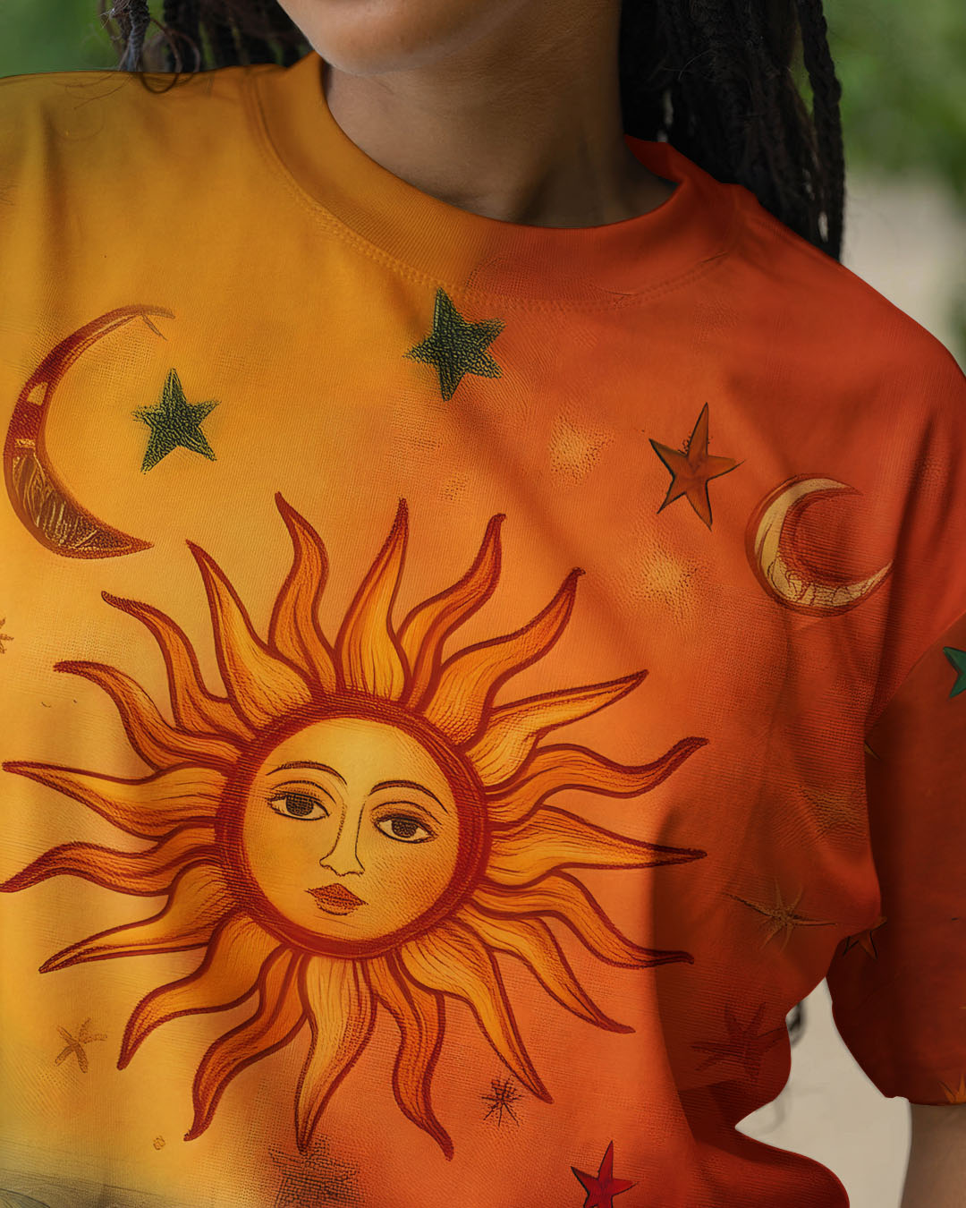 BOHO SUN AND MOON GARDEN ALL OVER PRINT - TLTW0212253