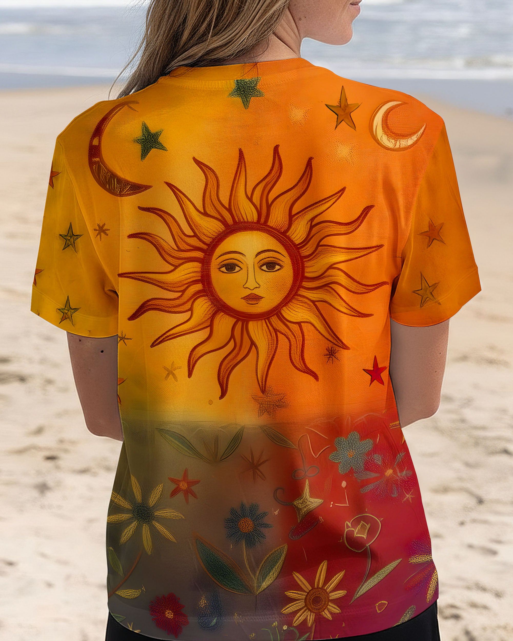BOHO SUN AND MOON GARDEN ALL OVER PRINT - TLTW0212253