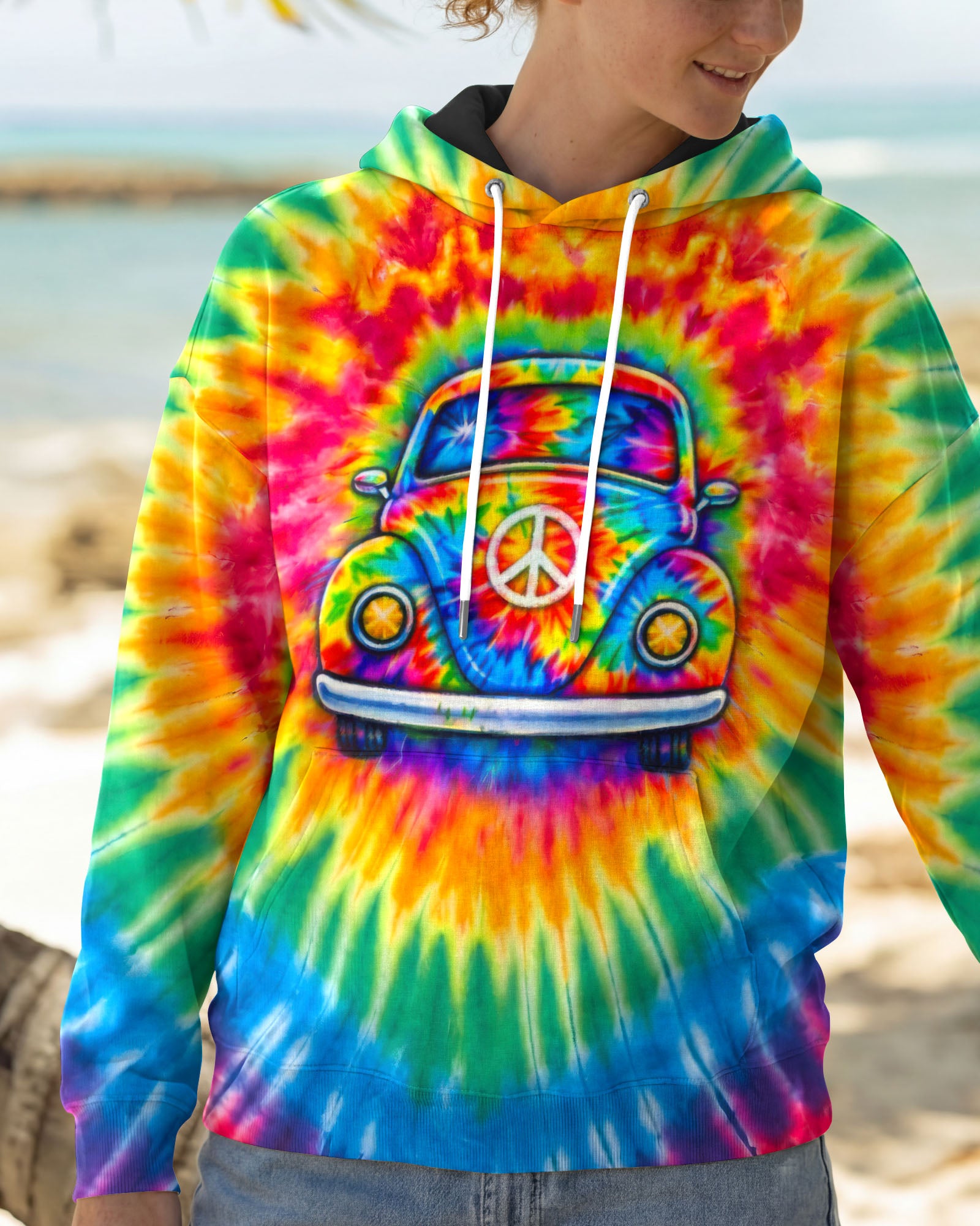 RUNNING AGAINST THE WIND CAR  SWIRL ALL OVER PRINT - TLTW0302263