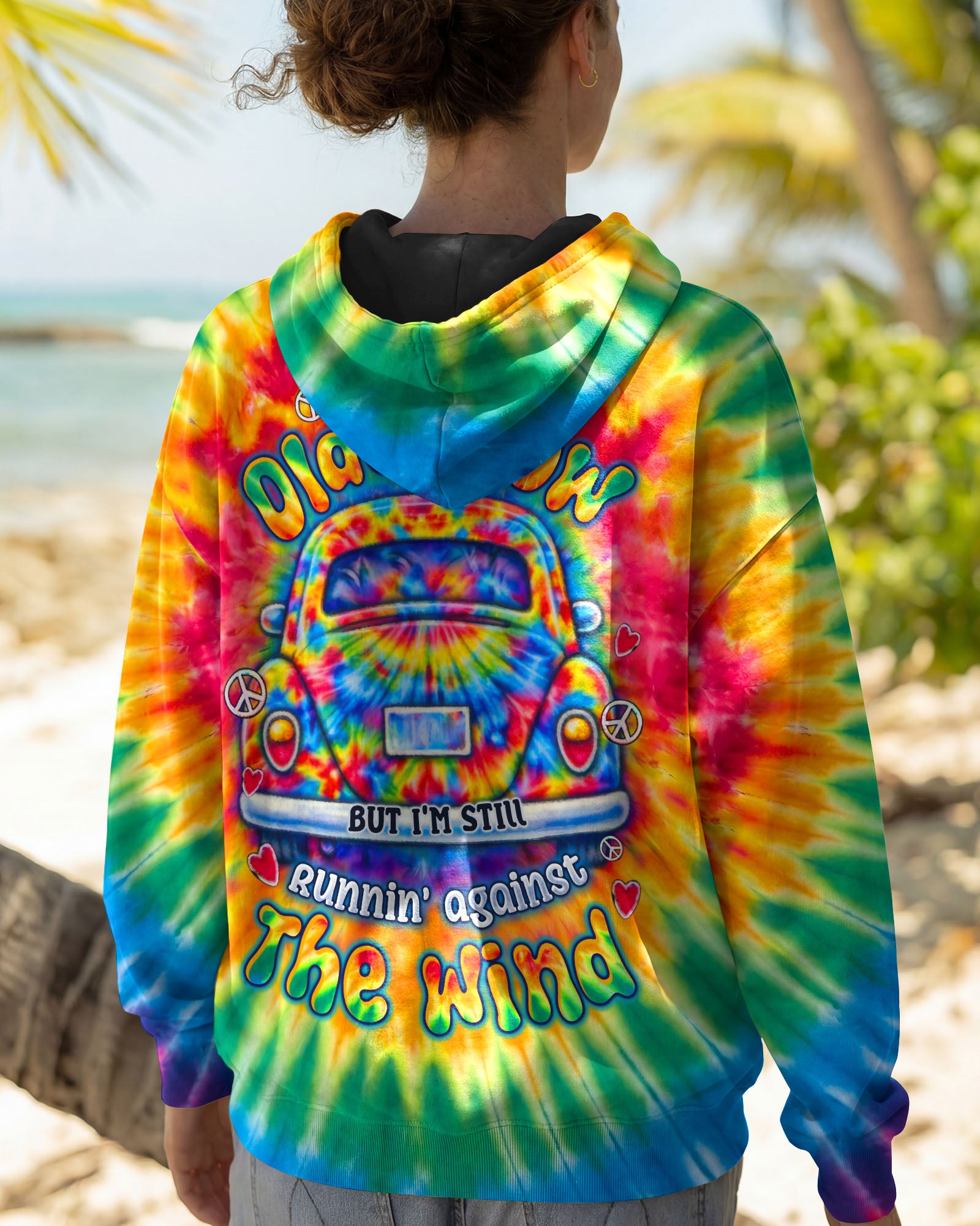 RUNNING AGAINST THE WIND CAR  SWIRL ALL OVER PRINT - TLTW0302263