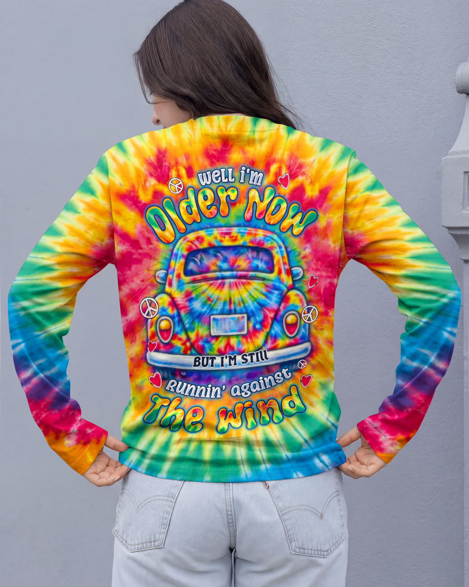 RUNNING AGAINST THE WIND CAR  SWIRL ALL OVER PRINT - TLTW0302263