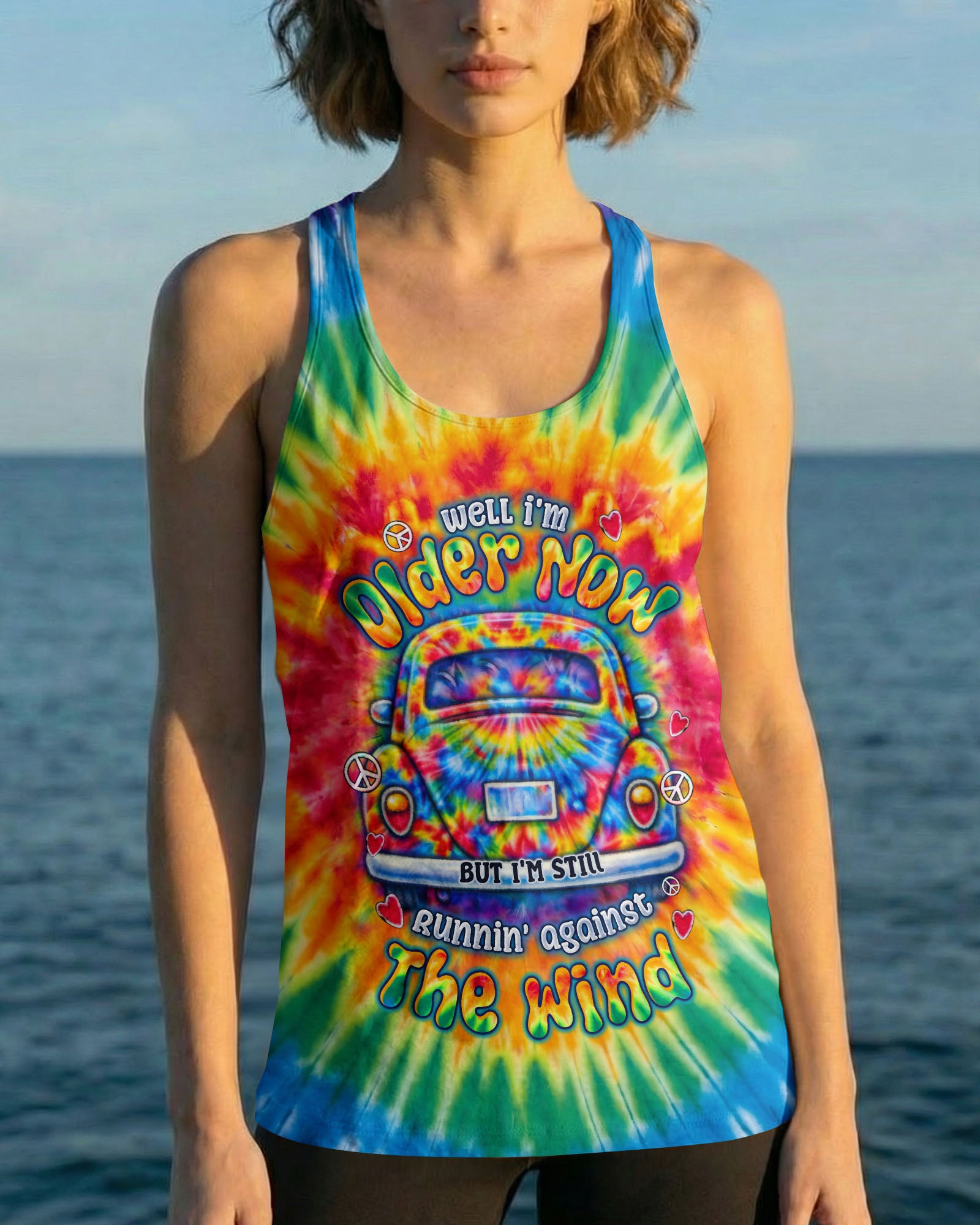 RUNNING AGAINST THE WIND CAR  SWIRL ALL OVER PRINT - TLTW0302263