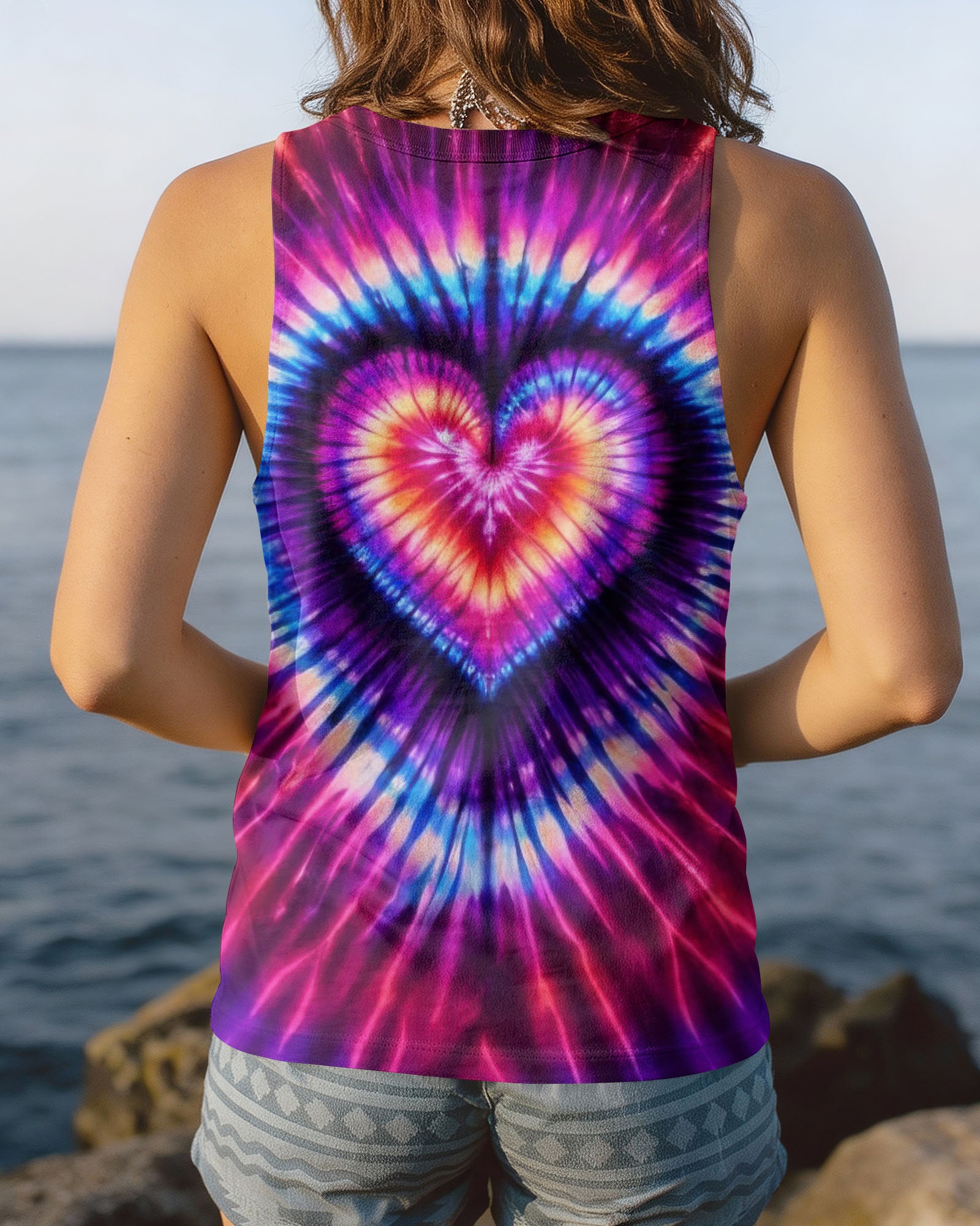 BEAGLE  DOG HEART SWIRL ALL OVER PRINT - TLTW0303262