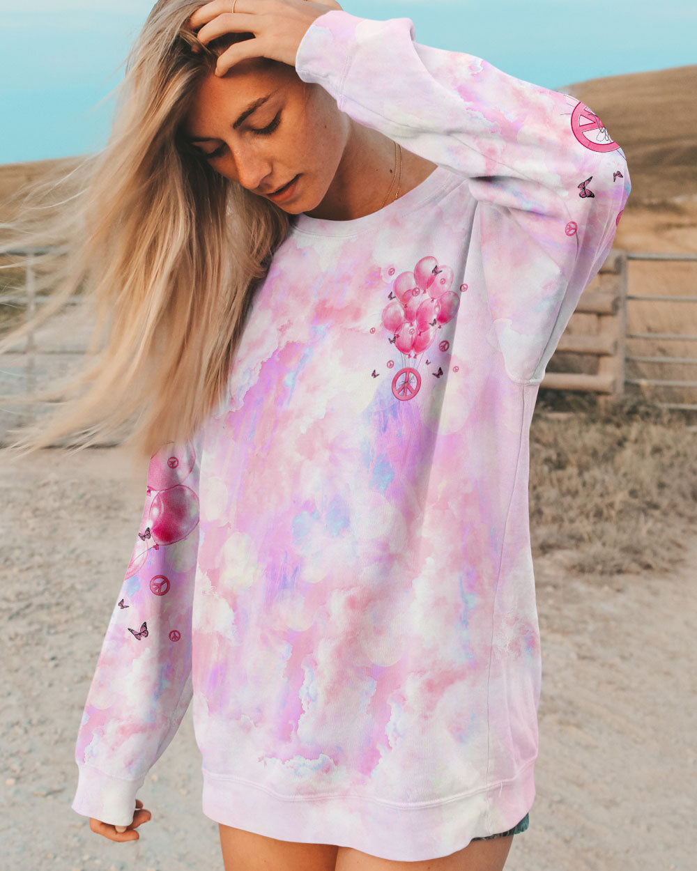 PEACE Y'ALL BALLOON ALL OVER PRINT - TLTW0307232