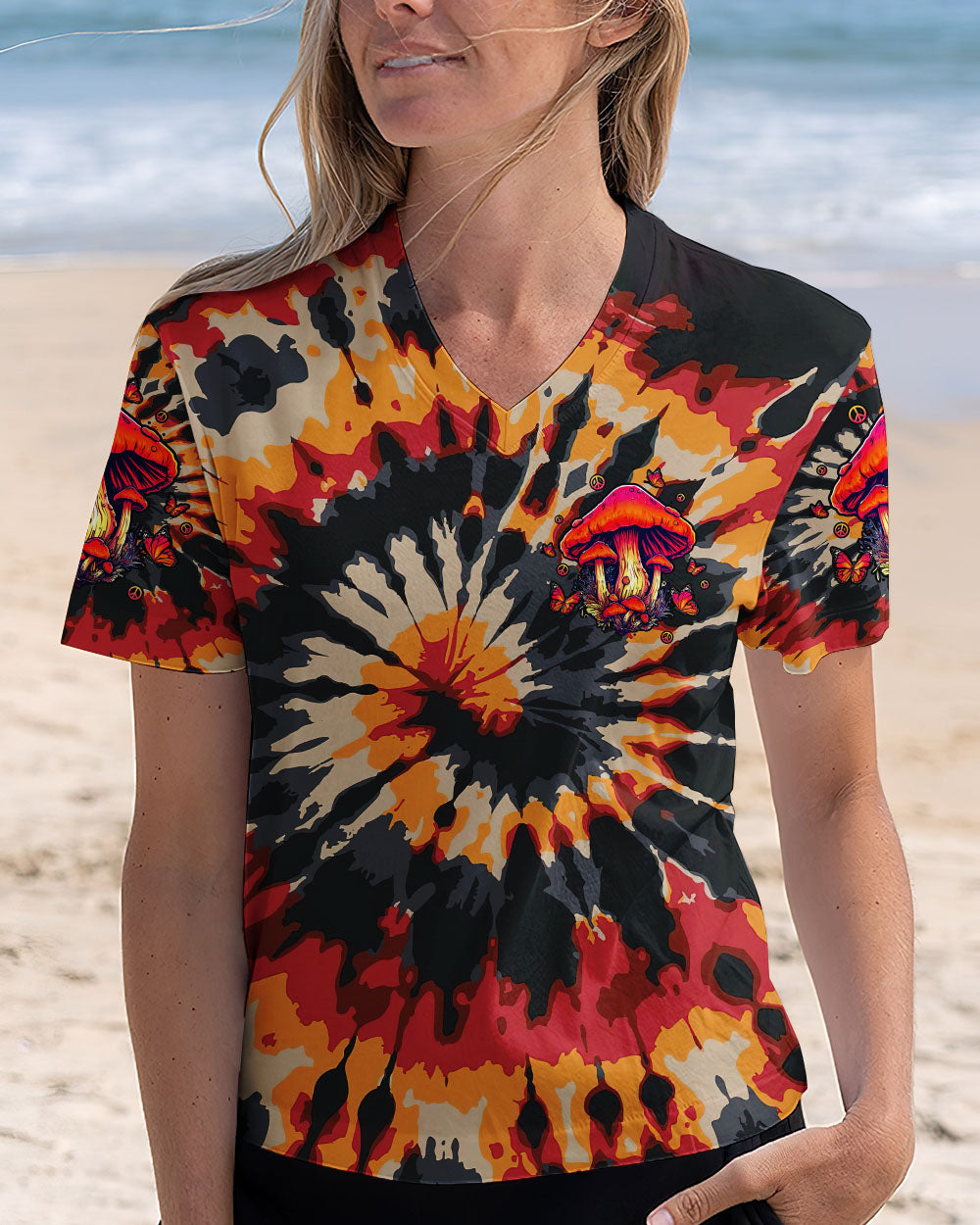 EAT MUSHROOMS SEE THE UNIVERSE TIE DYE ALL OVER PRINT - TLTW0310252