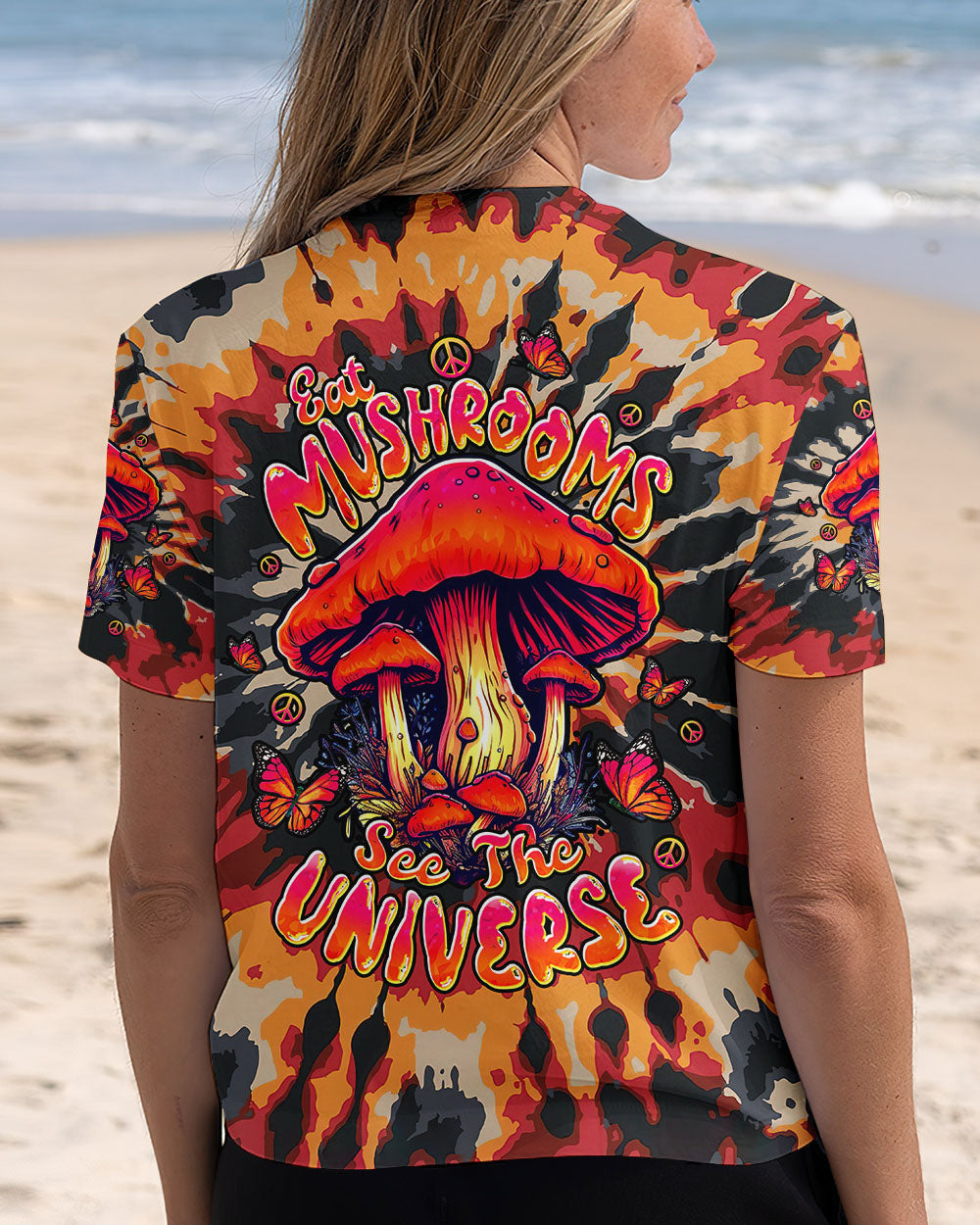 EAT MUSHROOMS SEE THE UNIVERSE TIE DYE ALL OVER PRINT - TLTW0310252