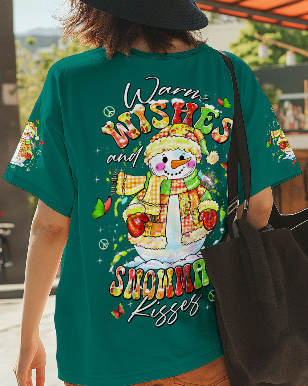 WARM WISHES AND SNOWMAN KISSES CHRISTMAS ALL OVER PRINT - TLTW0311253