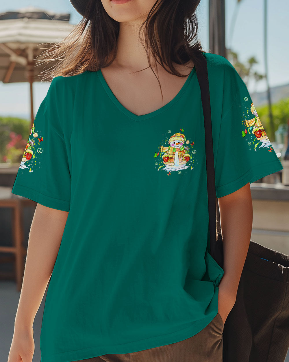 WARM WISHES AND SNOWMAN KISSES CHRISTMAS ALL OVER PRINT - TLTW0311253