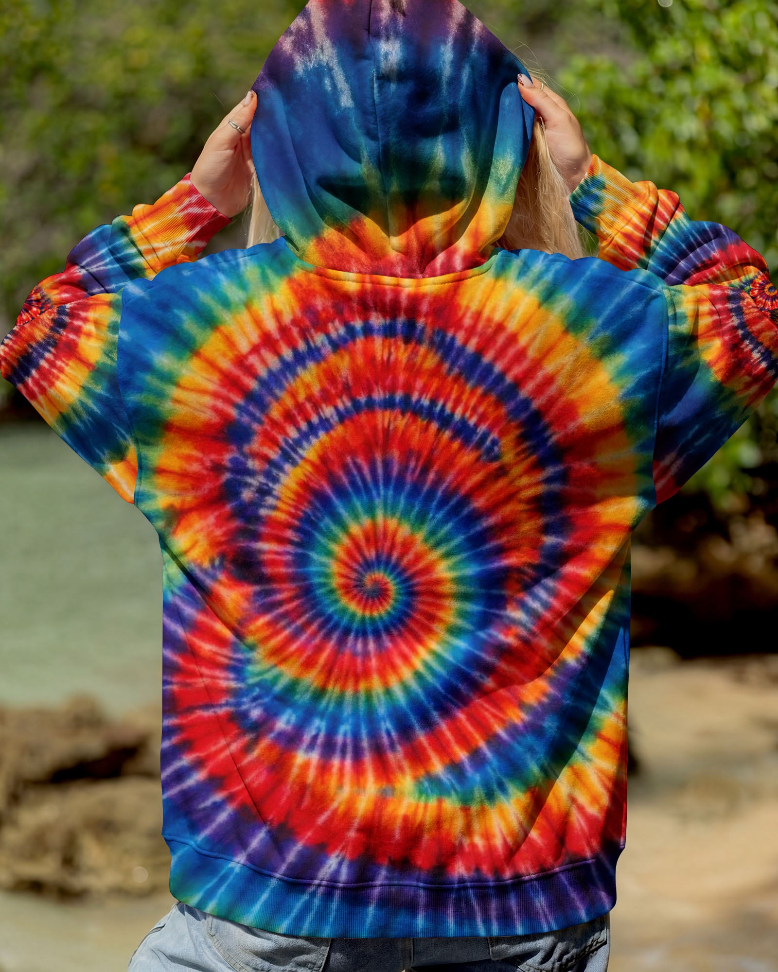 FLORAL CAT SWIRL ALL OVER PRINT - TLTW0403262