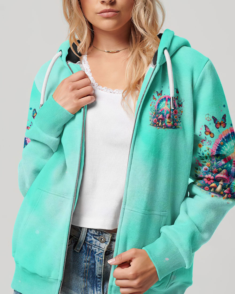 PEACE LOVE ROCK'N ROLL ALL OVER PRINT - TLTW0406244