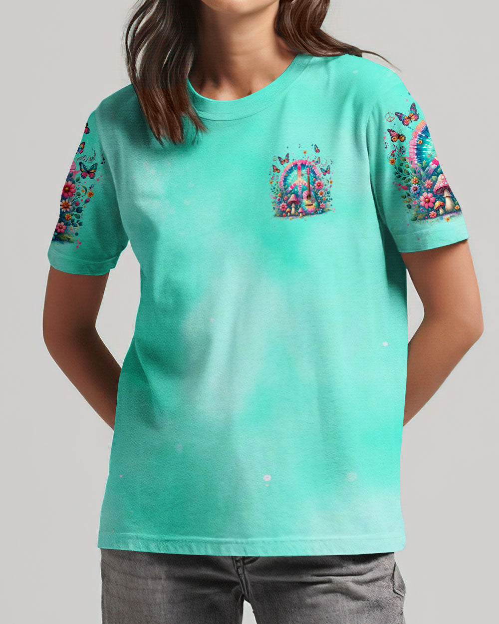 PEACE LOVE ROCK'N ROLL ALL OVER PRINT - TLTW0406244