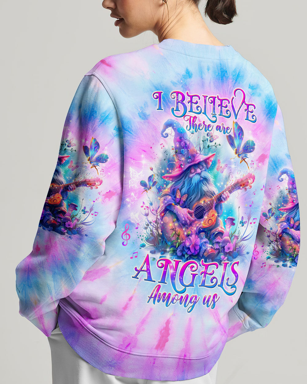 I BELIEVE THERE ARE ANGELS AMONG US GNOME ALL OVER PRINT - TLTW0407244