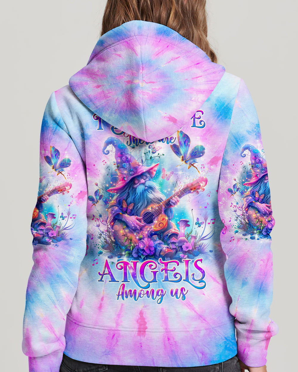 I BELIEVE THERE ARE ANGELS AMONG US GNOME ALL OVER PRINT - TLTW0407244