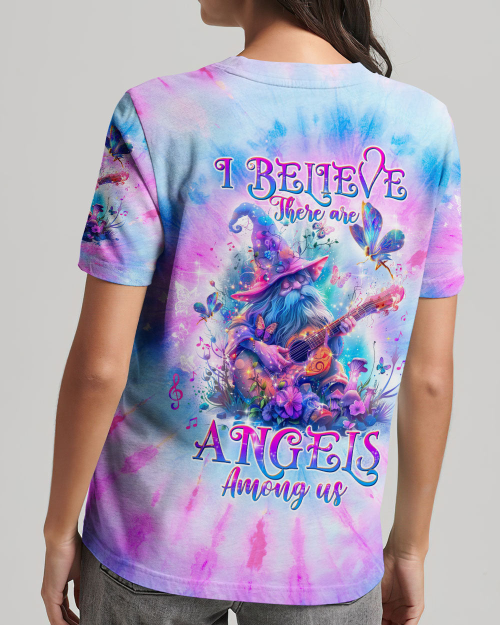 I BELIEVE THERE ARE ANGELS AMONG US GNOME ALL OVER PRINT - TLTW0407244