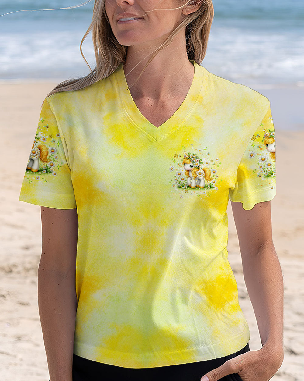 BE YOU THE WORLD WILL ADJUST UNICORN ALL OVER PRINT - TLTW0407254