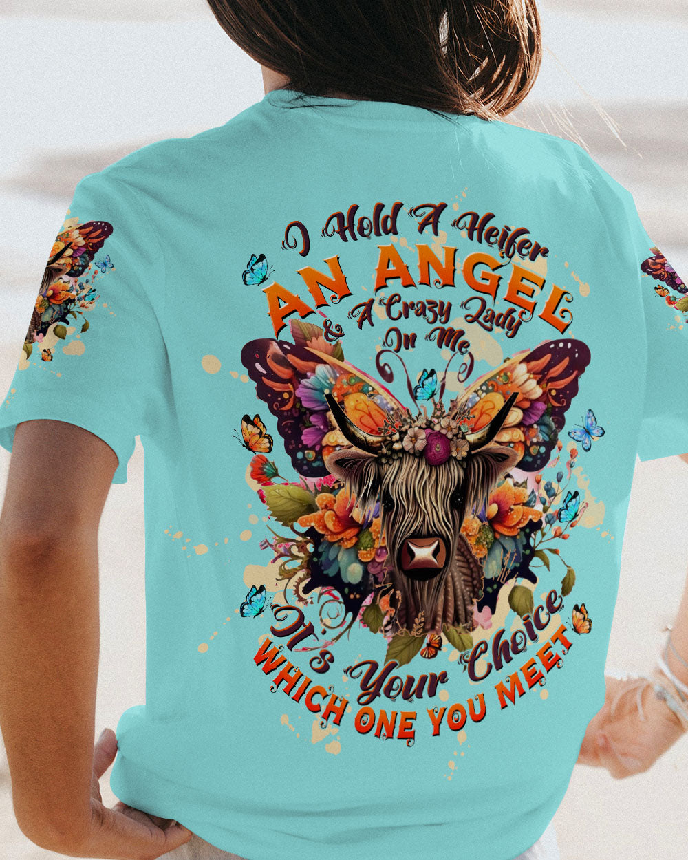 I HOLD A HEIFER AN ANGEL ALL OVER PRINT - TLTW0509234